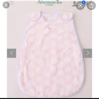 アフタヌーンティー(AfternoonTea)の【新品】スリーパー　アフタヌーンティー　今治　ピンク　女の子(おくるみ/ブランケット)