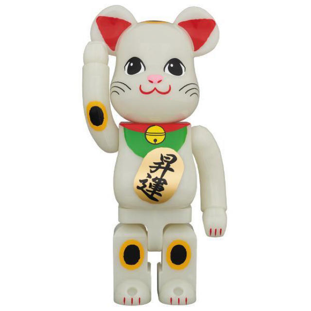 BE@RBRICK 招き猫 昇運 蓄光 400％ 新品 未使用