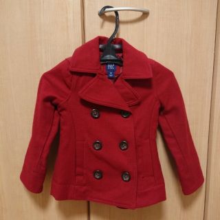 ギャップキッズ(GAP Kids)のGAP キッズ Pコート 赤 110 女の子 used(コート)