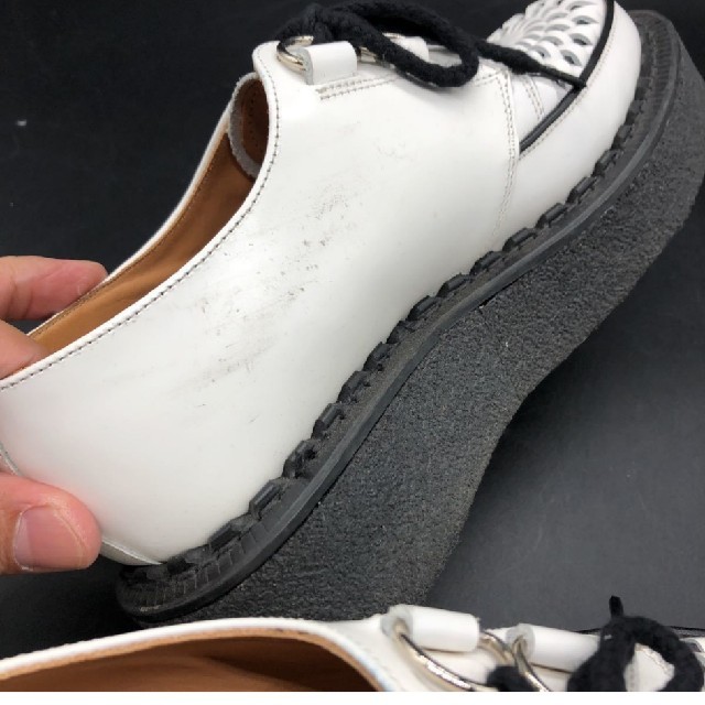 GEOEGE COX ラバーソウル ギブソン ホワイト　ジョージコックス メンズの靴/シューズ(ブーツ)の商品写真