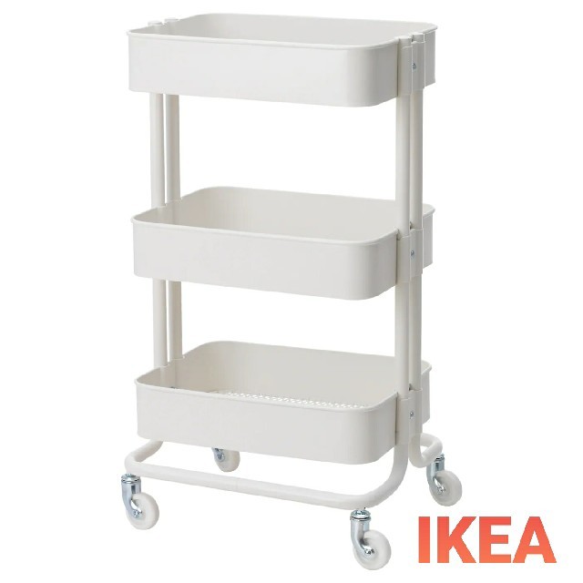IKEA(イケア)のIKEAワゴン♪IKEA収納♪IKEAロースゴク♪キッチンワゴン♪ インテリア/住まい/日用品の収納家具(キッチン収納)の商品写真