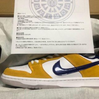 ナイキ(NIKE)のNIKE SB DUNK LOW LASER ORANGE 27cm(スニーカー)