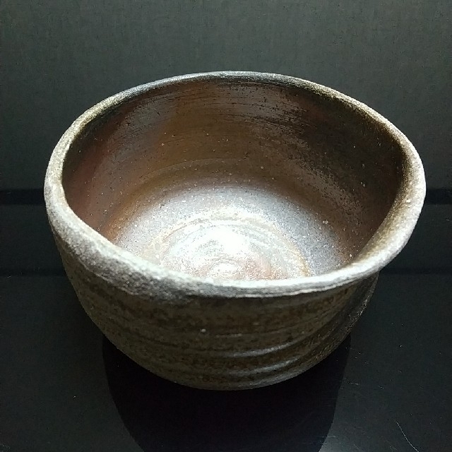 【備前焼 抹茶茶碗⑦】Bizen ware Matcha tea bowl エンタメ/ホビーの美術品/アンティーク(陶芸)の商品写真