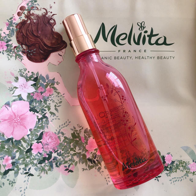 Melvita(メルヴィータ)のメルヴィータ ロルロゼ ブリリアント ボディオイル コスメ/美容のボディケア(ボディオイル)の商品写真