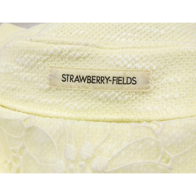 STRAWBERRY-FIELDS(ストロベリーフィールズ)のSTRAWBERRY ストロベリーフィールズ　クリームでMIX織りのカットソー レディースのトップス(カットソー(長袖/七分))の商品写真