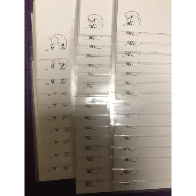 SNOOPY(スヌーピー)の【送料無料】スヌーピー ポストカード全42種類セット エンタメ/ホビーのコレクション(印刷物)の商品写真
