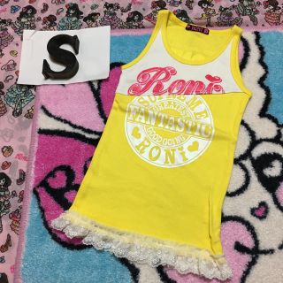 ロニィ(RONI)の新品★サンプルRONI★裾フリルタンクトップ★S(その他)