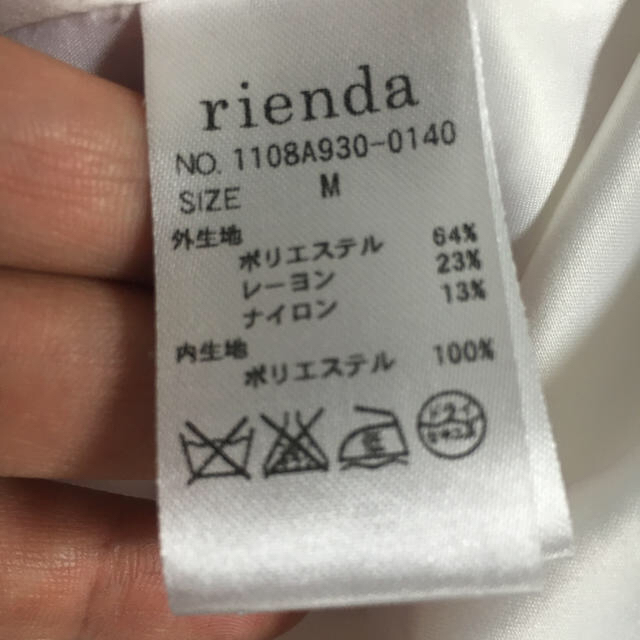 rienda(リエンダ)のrienda ワンピース レディースのワンピース(ミニワンピース)の商品写真