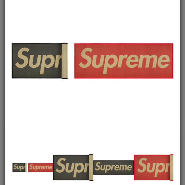 ミニの通販 supreme woven straw mat黒