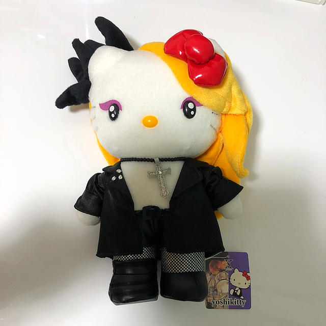 ハローキティ(ハローキティ)のyoshikitty ぬいぐるみ エンタメ/ホビーのタレントグッズ(ミュージシャン)の商品写真