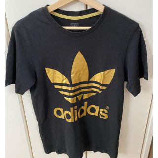 オリジナル(Original)のadidas originals Tシャツ　ゴールド　金　アディダス(Tシャツ/カットソー(半袖/袖なし))