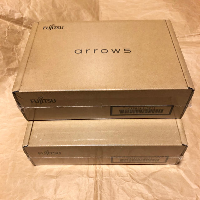 富士通(フジツウ)の富士通 arrows M03 SIMフリー版 ピンク 2台 スマホ/家電/カメラのスマートフォン/携帯電話(スマートフォン本体)の商品写真