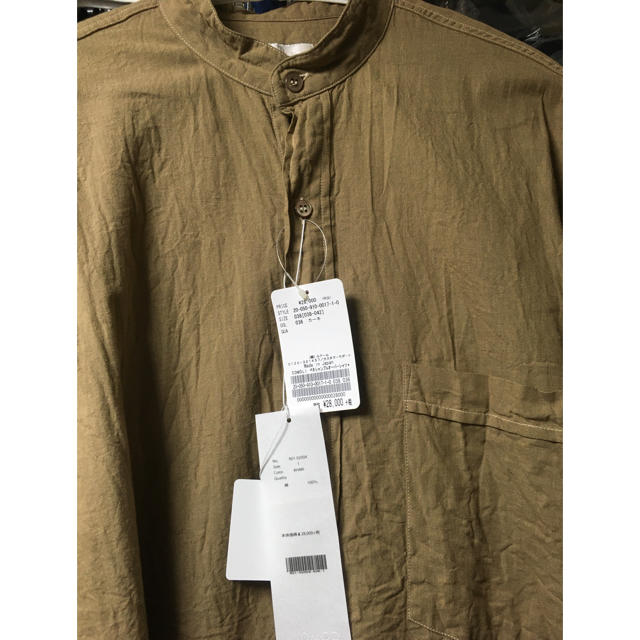 COMOLI(コモリ)の値下げ　COMOLI ベタシャンプルオーバーシャツ　20ss  メンズのトップス(シャツ)の商品写真