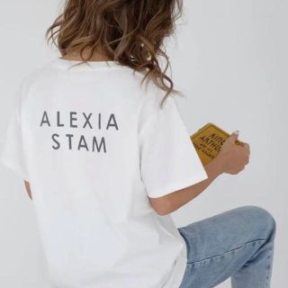 アリシアスタン(ALEXIA STAM)のアリシアスタンALEXIA STAMTシャツ ホワイト(Tシャツ(半袖/袖なし))