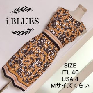 イブルース(IBLUES)のi BLUES ノースリーブ ワンピース(ひざ丈ワンピース)