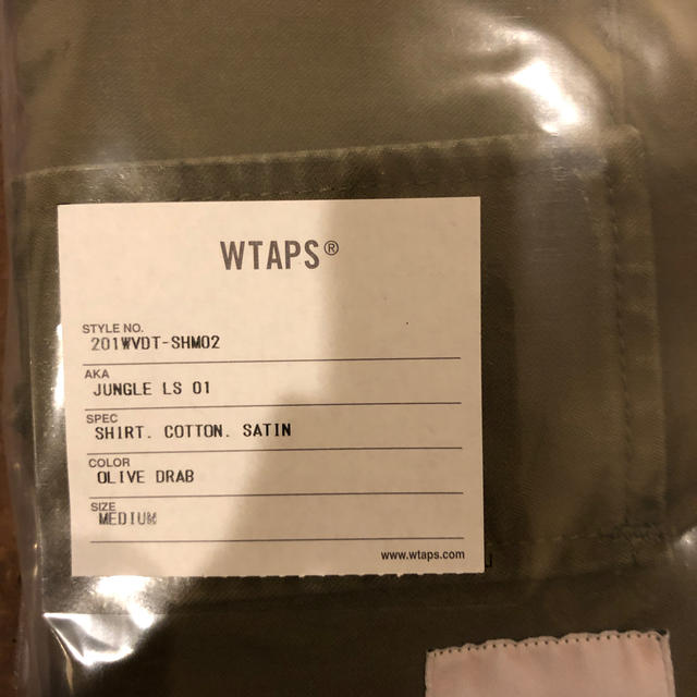 WTAPS JUNGLE LS 01 / SHIRT. COTTON Mサイズ