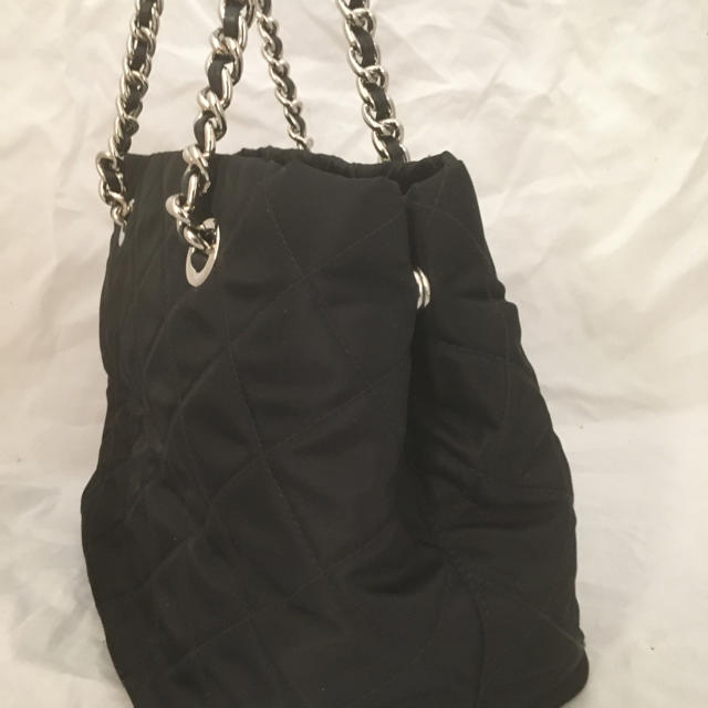 PRADA 2way テスートレザートートハンドバッグ　美品　チェーントート