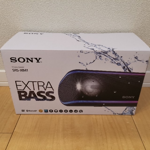 SONY(ソニー)のSONY ワイヤレスポータブルスピーカーSRS-XB41 スマホ/家電/カメラのオーディオ機器(スピーカー)の商品写真