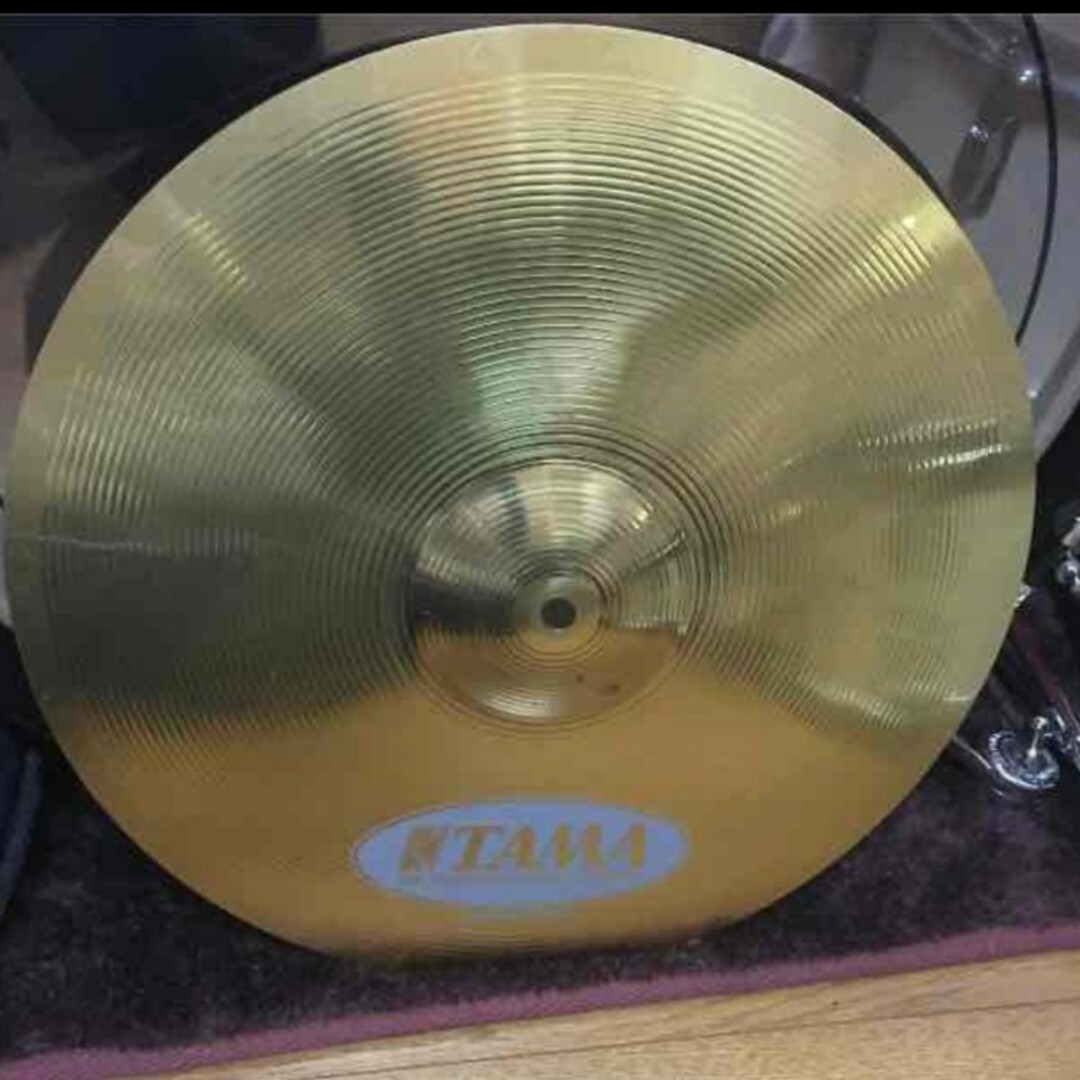 pearl(パール)のTAMA シンバル 4枚セット (Pearl)スタンド付き 【廃盤レア品】 楽器のドラム(シンバル)の商品写真