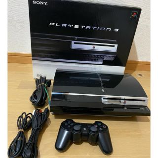 プレイステーション3(PlayStation3)のプレイステーション3 FW3.55 初期型60GBモデル 日本製(家庭用ゲーム機本体)