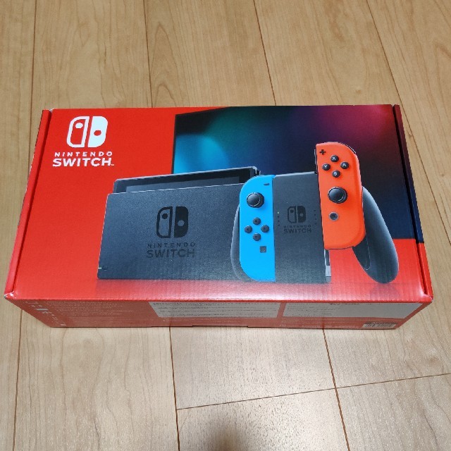 新品未使用nintendo switch  ネオンブルー　おまけ付