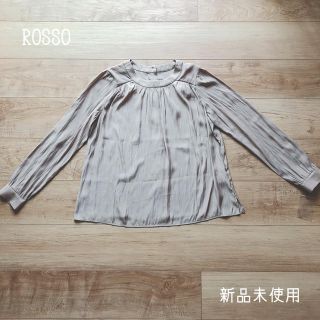 アーバンリサーチロッソ(URBAN RESEARCH ROSSO)の【送料込】新品未使用！ROSSO ロッソ トップス ブラウス(シャツ/ブラウス(長袖/七分))