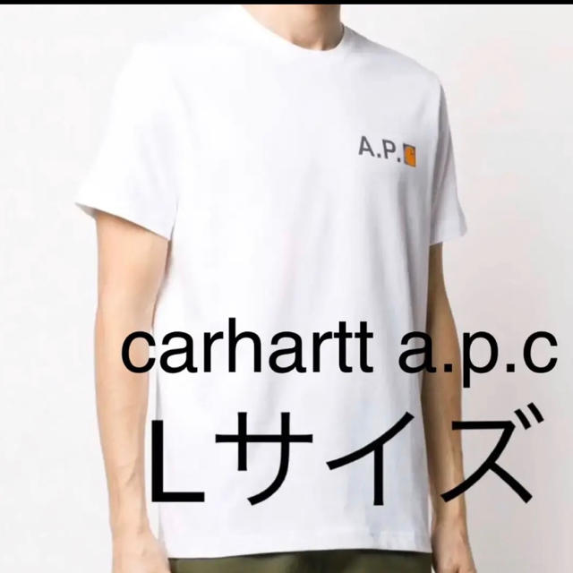 新品 a.p.c. carhartt wip コラボ  Tシャツ ロゴ