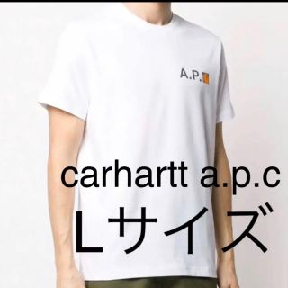 【新品】A.P.C.×Carhart2020グレーTシャツアーペーセーカーハート