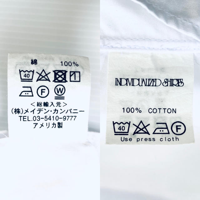 INDIVIDUALIZED SHIRTS(インディヴィジュアライズドシャツ)の◆未使近い◆INDIVIDUALIZED SHIRTS◆アメリカ製◆状態9/10 メンズのトップス(シャツ)の商品写真