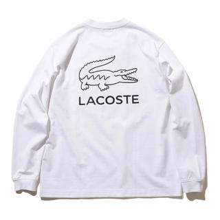 LACOSTE - LACOSTE × BEAMS 別注 ビッグワニプリント 長袖 Tシャツの ...