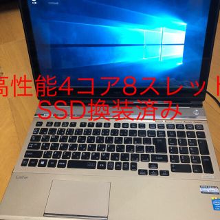 エヌイーシー(NEC)のまる様専用　　美品NEC PC-LL750SSG  i7-4700 SSD(ノートPC)