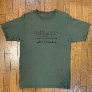 ユニフォームエクスペリメント(uniform experiment)のuniform experiment Tシャツ L(Tシャツ/カットソー(半袖/袖なし))