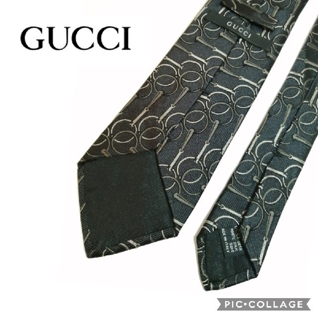 Gucci(グッチ)の【美品】グッチ イタリア製 ネクタイ 馬具柄 455 メンズのファッション小物(ネクタイ)の商品写真