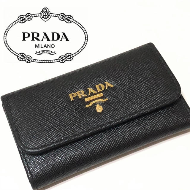 SALE/72%OFF】 PRADA プラダ サフィアーノ キーケース