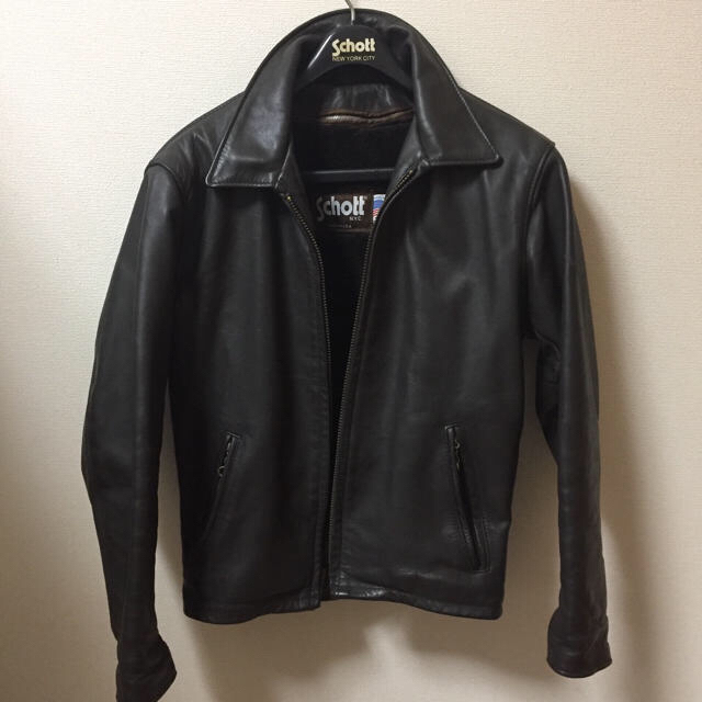 革ジャン schott ライダース シングル サイズ36 革ジャン schott ライダース シングル サイズ36