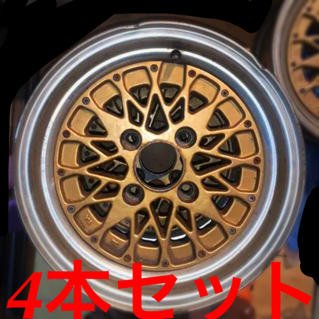 SSR メッシュ　14インチ　6.5J  114.3 4h 旧車　当時物