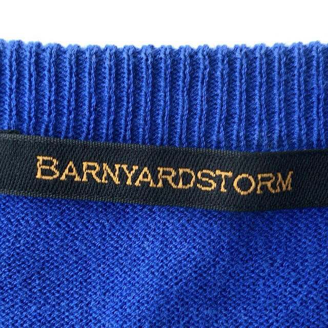 BARNYARDSTORM(バンヤードストーム)のBARNYARDSTORM シャツ切り替えニットトップス レディースのトップス(ニット/セーター)の商品写真