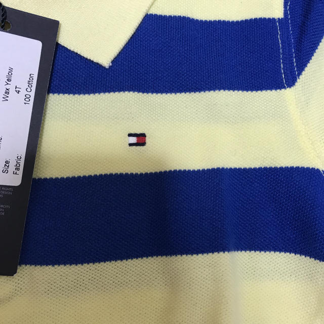 TOMMY HILFIGER(トミーヒルフィガー)の新品トミーヒルフィガーポロシャツ キッズ/ベビー/マタニティのキッズ服男の子用(90cm~)(Tシャツ/カットソー)の商品写真