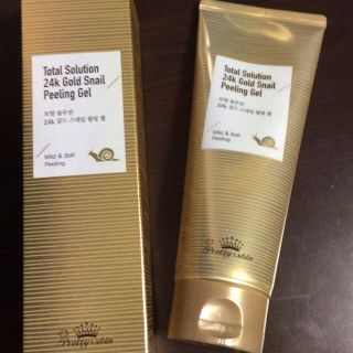 ザセム(the saem)の再値引き☆TotalSolution24kGoldsnailPeelingGel(ゴマージュ/ピーリング)