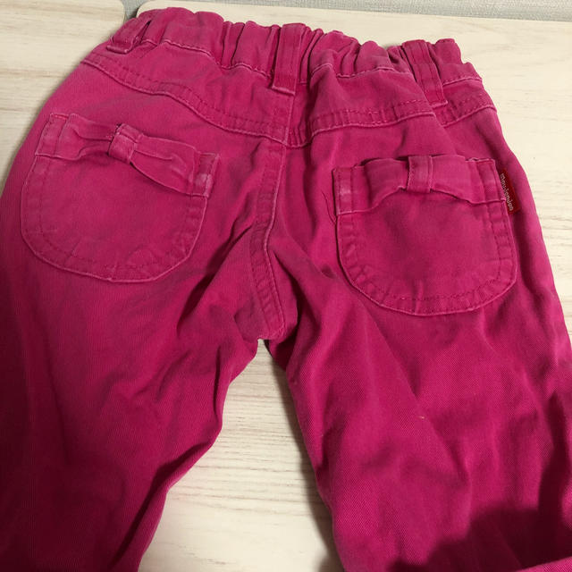 mou jon jon(ムージョンジョン)のムージョンジョン　ピンク　パンツ キッズ/ベビー/マタニティのベビー服(~85cm)(パンツ)の商品写真