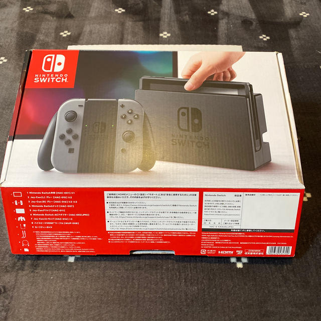 Nintendo Switch JOY-CON グレー 本体  HAC-S-KA