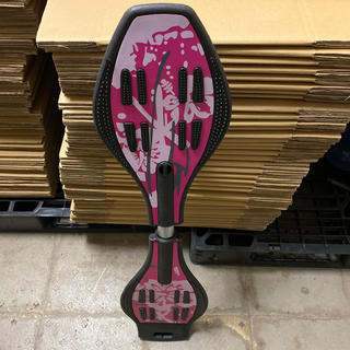スケートボード　エスボード　アウトレット品　花柄　ハイビスカス柄　桃色　ピンク(スケートボード)