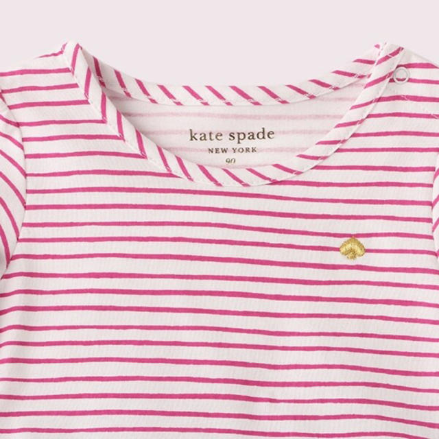 kate spade new york(ケイトスペードニューヨーク)のkate spade 半袖Tシャツ　80cm キッズ/ベビー/マタニティのベビー服(~85cm)(Ｔシャツ)の商品写真