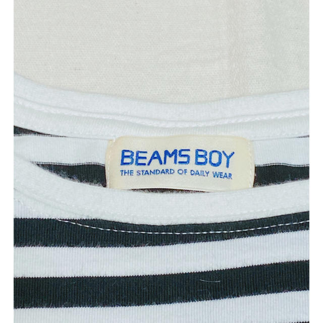 BEAMS BOY(ビームスボーイ)の【BEAMS BOY】ボーダー半袖ワンピース レディースのワンピース(ひざ丈ワンピース)の商品写真