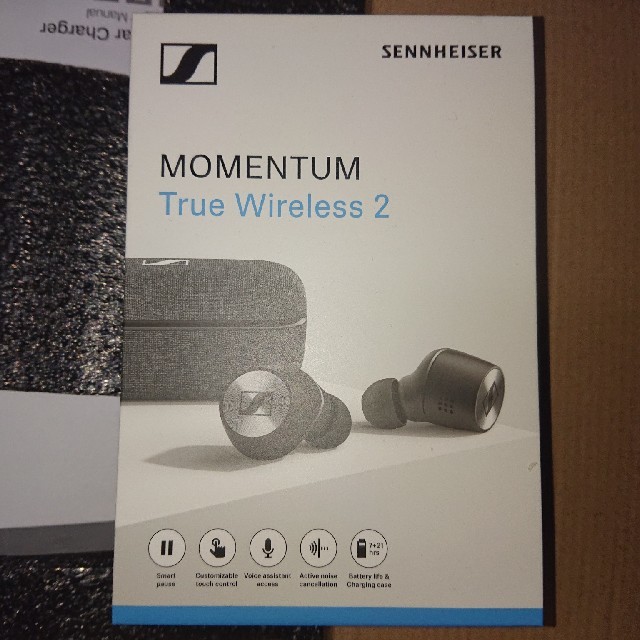 SENNHEISER(ゼンハイザー)のMOMENTUM True Wireless 2 スマホ/家電/カメラのオーディオ機器(ヘッドフォン/イヤフォン)の商品写真