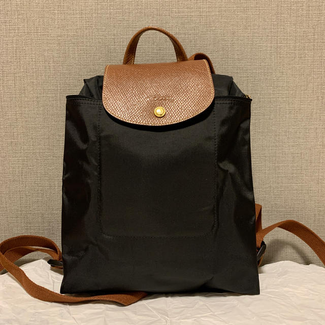 LONGCHAMP(ロンシャン)のLONGCHAMP ル プリアージュ バックパック　ブラック レディースのバッグ(リュック/バックパック)の商品写真