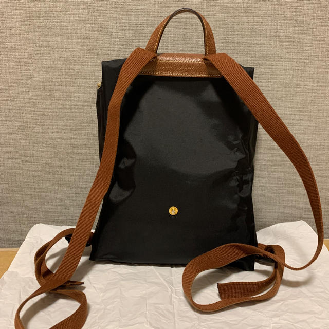 LONGCHAMP(ロンシャン)のLONGCHAMP ル プリアージュ バックパック　ブラック レディースのバッグ(リュック/バックパック)の商品写真