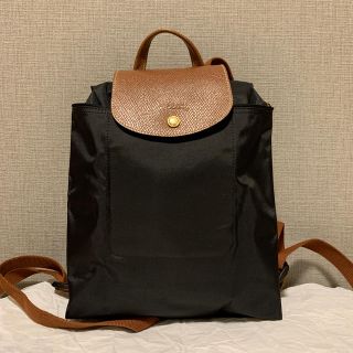 ロンシャン(LONGCHAMP)のLONGCHAMP ル プリアージュ バックパック　ブラック(リュック/バックパック)