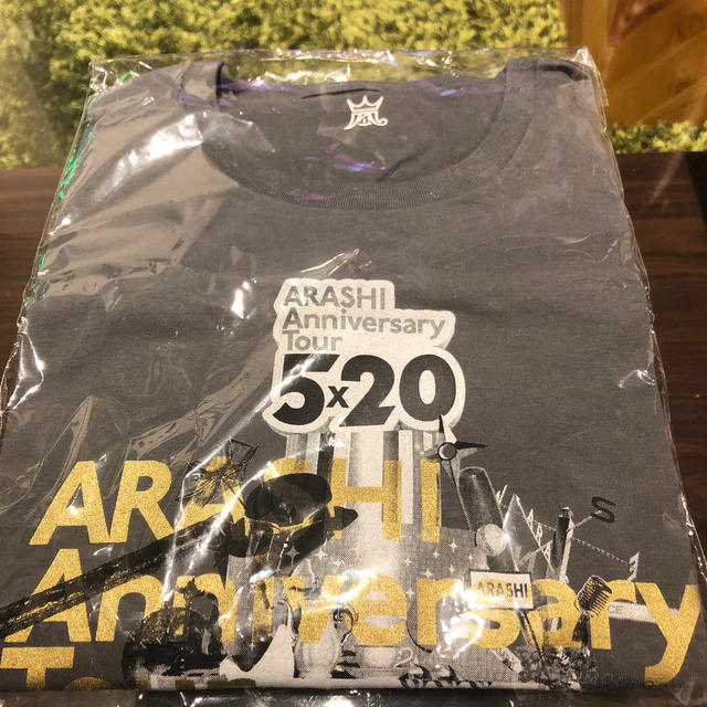 嵐(アラシ)の嵐　5×20 Tシャツ エンタメ/ホビーのタレントグッズ(アイドルグッズ)の商品写真