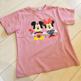 エックスガール(X-girl)の新品　X-girl stages ミッキー・ミニーマウス　バックロゴ半袖Tシャツ(Tシャツ/カットソー)